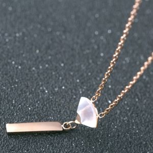 Fashion Necklace Stainless Steel Jewelry Pendant Shell Necklace, Scallop shell