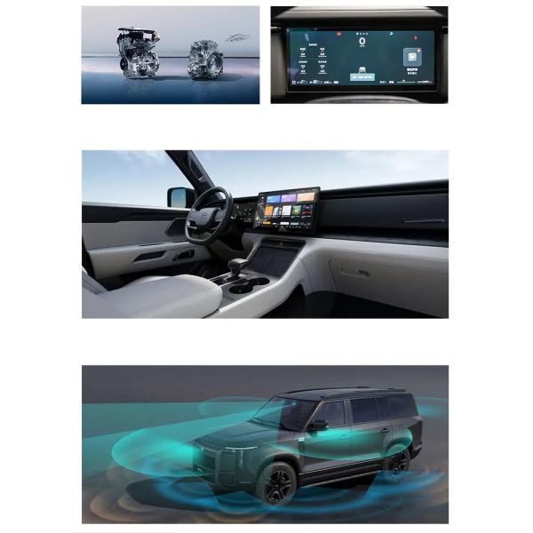 2024 Polestone Jishi 01 7 Seats Luxury SUV Hybrid Energy Vehicle 5050x1980x1869 Dimensions