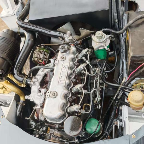 Used TCM 3-ton diesel forklift operational view