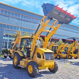 Cheap Diesel Small Backhoe Wheel Loader Tractor Excavator Compact Backhoe with