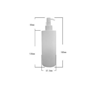 Customized Plastic Bottles 300ml PE Bottle With Pump