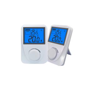 Riseem White Color RF Heating Room Temperature Controller For Boiler Electric CE