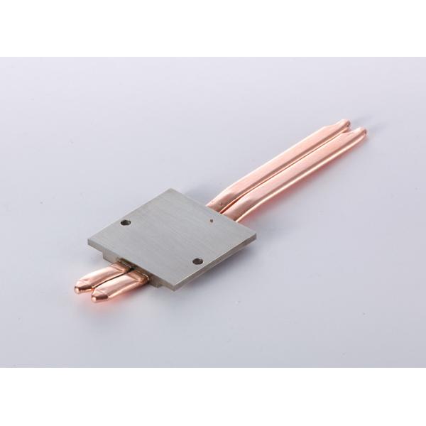 Buy Black Anodize Copper Pipe Heatsink 0.4mm Aluminum Fin Thickness at wholesale prices
