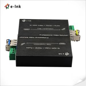 Mini 4K HDMI Fiber Extender with RS232 & External Audio
