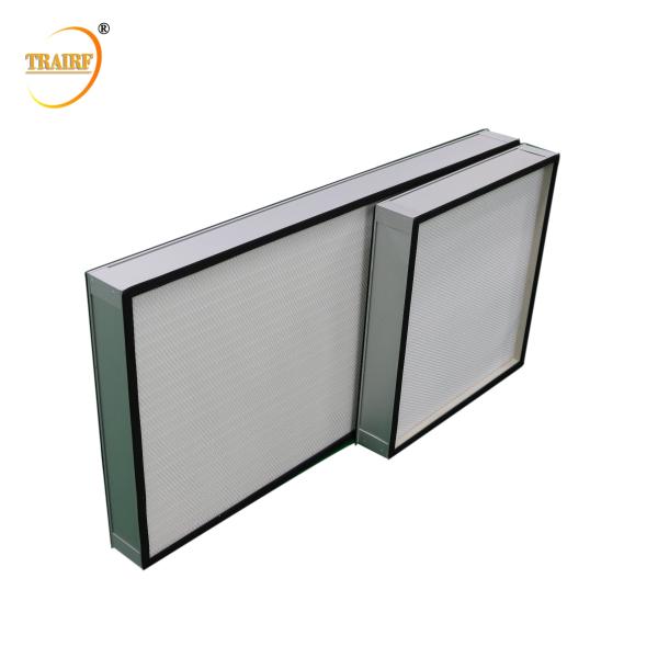 Buy HVAC System HEPA Filter Panel Air Filter H14 For Commercial Filtration System at wholesale prices