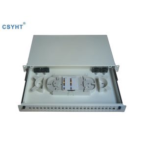 Standard 1U 19'' Rack Mount SC 24 Ports FTTH Fiber Optic Patch Panel Optical