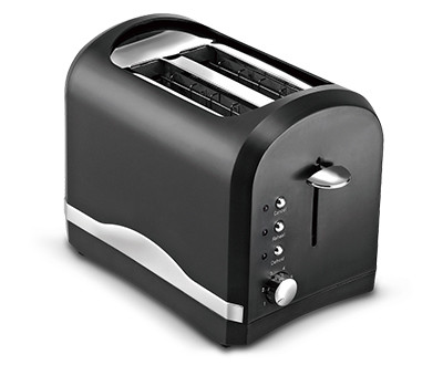 Buy Plastic Stainless Steel Black 2 Slice Small Toaster OEM ODM at wholesale prices