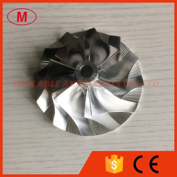 Buy K23/3LD/KKK 3LDZ 5223-123-2005 53.50/80.00mm 6+6 blades milling/aluminum 2618/billet compressor wheel for 5222-988-3100 at wholesale prices