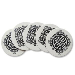 Waterproof Promotional Drink Coasters Round Shape With ISO FDA Approved