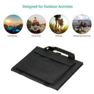 IP67 120W Foldable Solar Charger DC Outputs For Phone Tablet