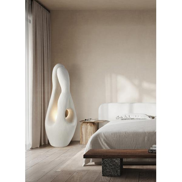 White Irregular Floor Lamp