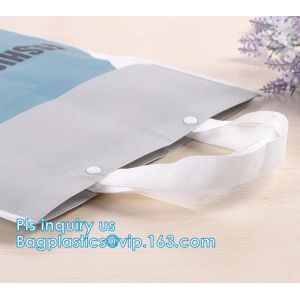 waterproof PVC plastic shopping bag, eco friendly washable plastic PVC shopping