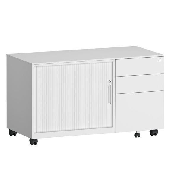Buy Left Sliding Door SPCC Mobile Office Filing Cabinet Right 3 Drawer at wholesale prices