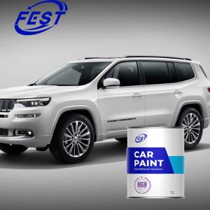 China Car Paint Export Factory 1K Economical White Repair Paint