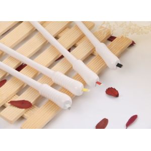 Durable Permanent Tattoo Pen / Microblading Eyebrows Tool With Flexible Curved