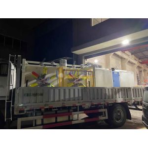 Double Station Plastic Pipe PE Winding Machine Winder Coiler