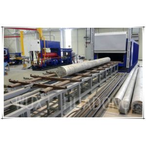 Magnesium Alloy Vertical Continuous Casting Machine , Two Lead Vertical Bloom