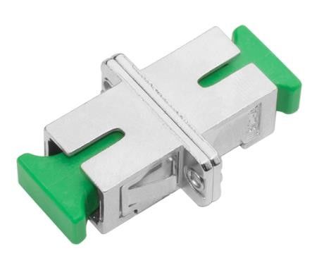 SC Simplex Metal Fiber Optic Adapter Water Resistance Low Insertion Loss