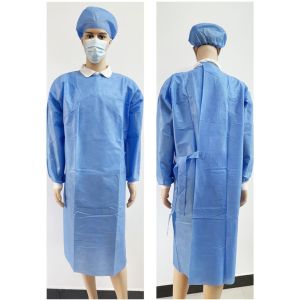 Quality Disposable Surgical Gown for Hygienic Protection with EO-Sterile Anti-Blood Anti-Alcohol for sale