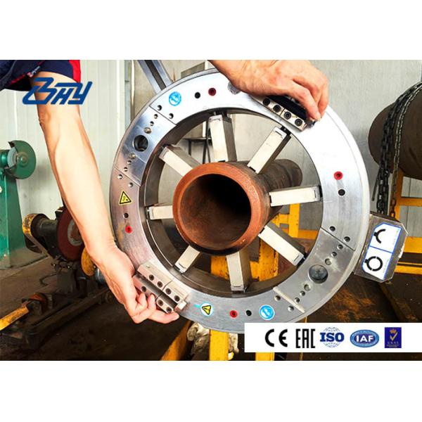Adjustable Bearing System Hydraulic Pipe Cutting And Beveling Machine Long