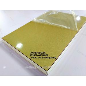 18mm High Glossy Uv Medium Density Fiber Wood