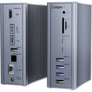 Usb C Docking Station Thunderbolt 4 HDMI 8K 60Hz USB4 40Gbps 20 Multi Port Type