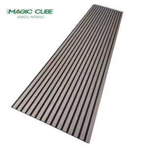 Woodupp Acoustic Slat Panels for Wall and Ceiling Sound Absorption in Conference