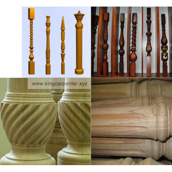 KC1530-S with engraving spindle wood cnc lathe