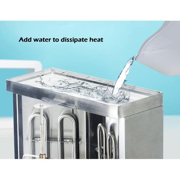 2 Burners Electric Vertical Rotisserie Chicken Broiler for Automatic Meat Production