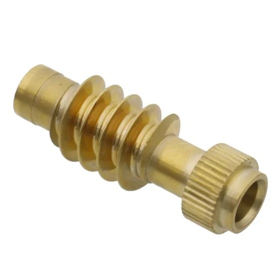 Customized CNC Machining Metal Brass Knurled Nut Thread by OEM in with and