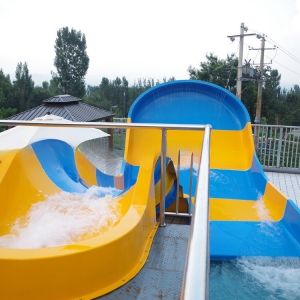 OEM ODM Commercial Water Slide Fiberglass Swimming Pool Slide Oxidation