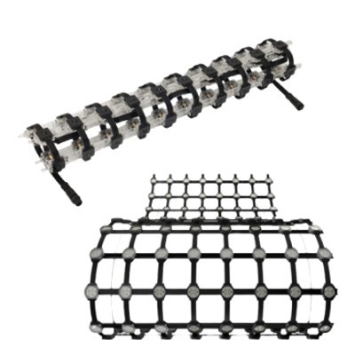 Buy P80 LED Mesh Flexible Screen LED Lamp Quantity 3-6pcs IP67 For Outdoor Use at wholesale prices