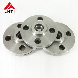 Quality ANSI B16.5 Ti Gr2 Titanium Slip On Flange SORF Flange to Pipe Welding Class 150 Raised Face for Water Treatment Industry for sale