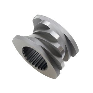 ZSE110 Twin Screw Extruder Parts Sandblasting / Polishing Surface Treatment