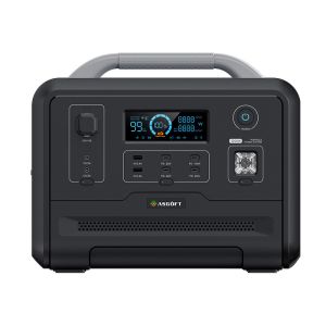 1200W 2000Wh 5V 12V Charge Power Station Power Bank For USB*4 PD*4 DC*2 Outdoor