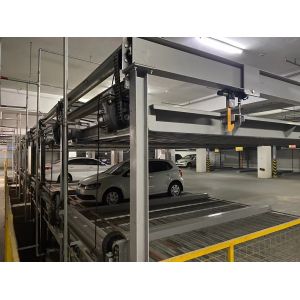 Sedan Puzzle Car Parking System 2 Levels Residential Garage Lift