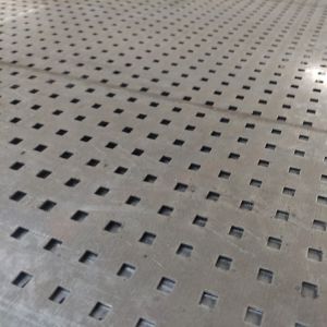 3mm Hole Diameter Perforated Mesh Plate Welded Technique Durable