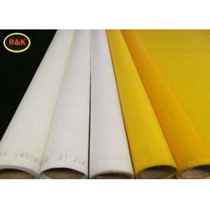25-420 Mesh White Color Mesh Screen Fabric For Ceramic Glass Screen Printing