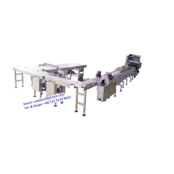 RDH Automatic Sachima Caramel Treats Feeding Packing Line, Smart Egg Yolk Pie