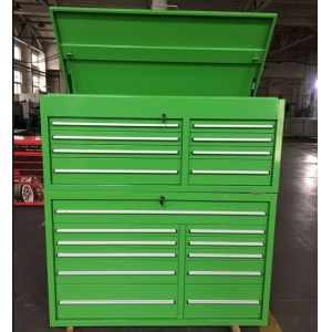 Car Repair Garage Workshop 56 Inch Brown Tool Trolley Cabinet with Heavy Duty