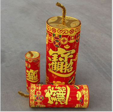 Spring Festival decoration firecracker firecracker window decoration piece for the New Year's New Year indoor decoration
