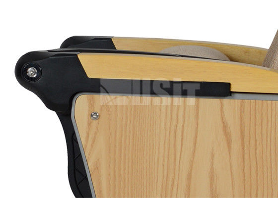 Ultra Premium Wood Surfaced Conference Hall Chairs 560mm - 580mm C/C Size