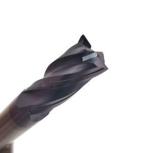 55HRC 2 Flute 4mm Tungsten Carbide Endmill For Hard Metal