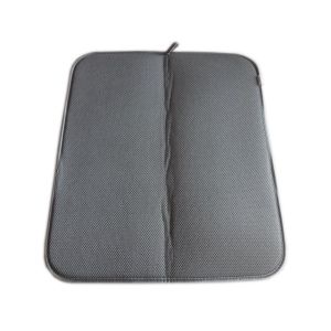 Dot Printed Dish Drying Mat 17x19inch with Mesh Backing