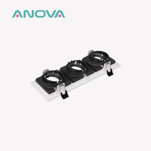 Recessed Spotlight Downlight Frame Triple-head GU10 MR16 Commercial Adjustable