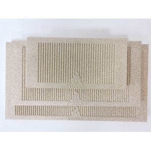 Metallurgy Ladle Vermiculite Refractory Panel 416x101x10mm Practical