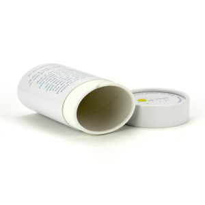 Gloss Lamination White Cardboard Paper Tubes For Power Packaging