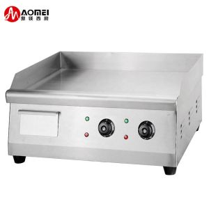 China Stainless Steel Electric Flat Pan Griddle Commercial Grade Easy to Clean and Durable on sale