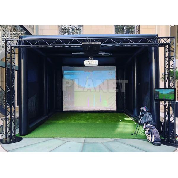 Buy Airtight Custom LOGO Inflatable Golf Practice Simulator Tent at wholesale prices