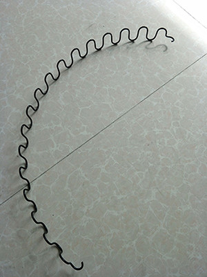 Anti Rust Metal Wire Upholstery Zig Zag Sofa Springs , Furniture Coil Springs